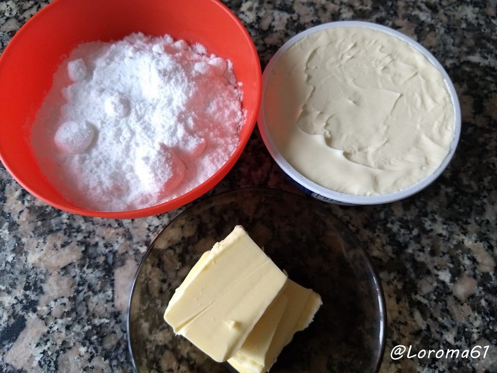 ingredientes del relleno de crema de queso