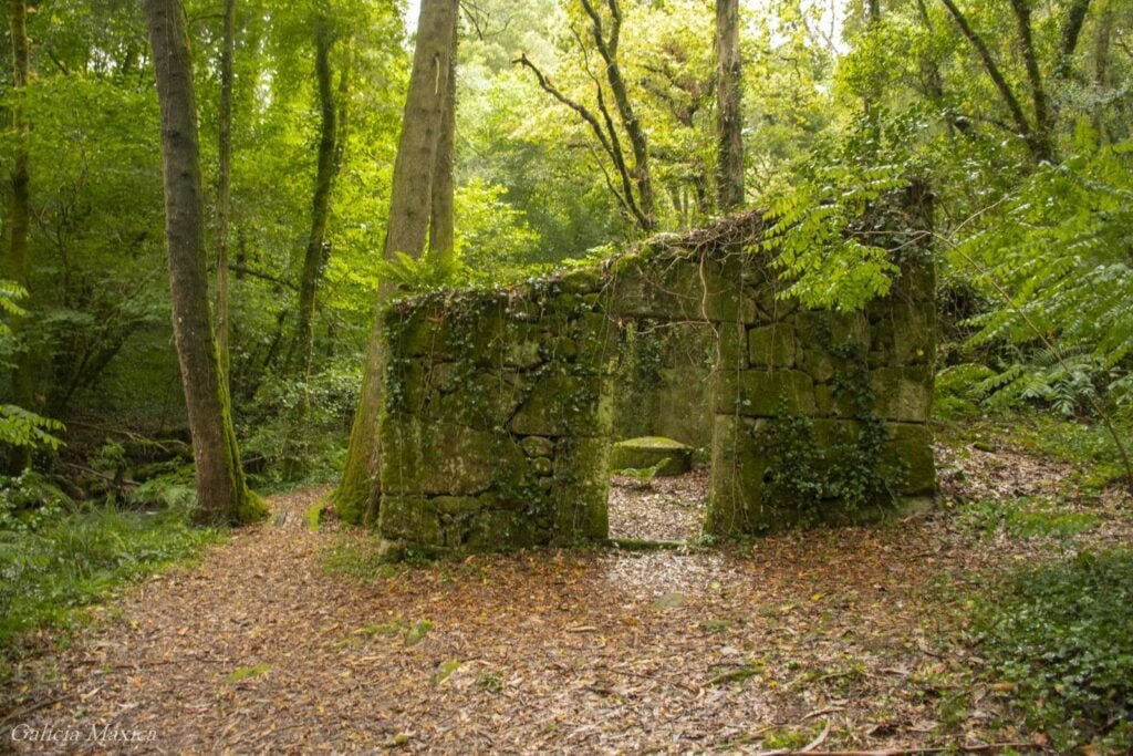Molino en el sendero del Río Fraga en Moaña