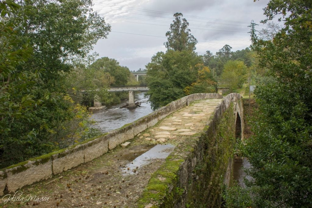 Puente de Fillaboa y río Tea