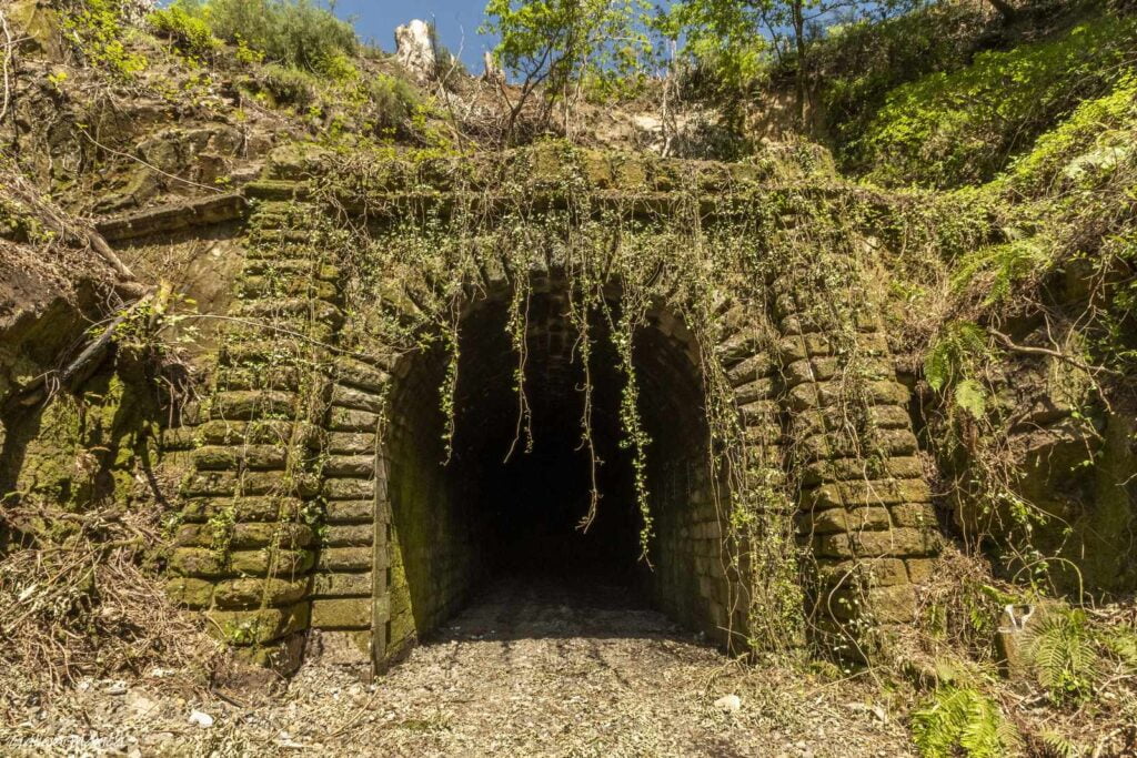 Entrada oeste túnel de Conxo
