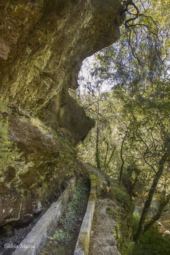Las rutas mineras en Galicia. Foto canal de agua