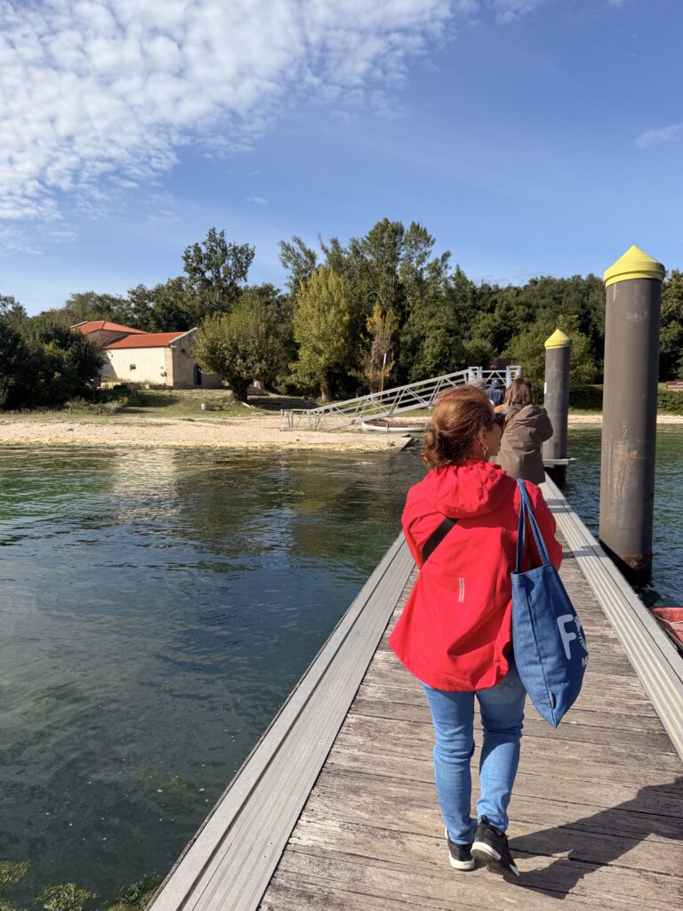 La isla de Cortegada, llegando y desembarcando