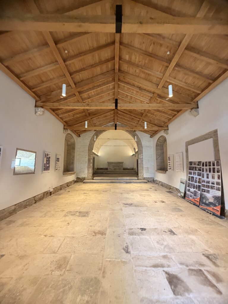 ermita en la isla de cortegada, restaurada